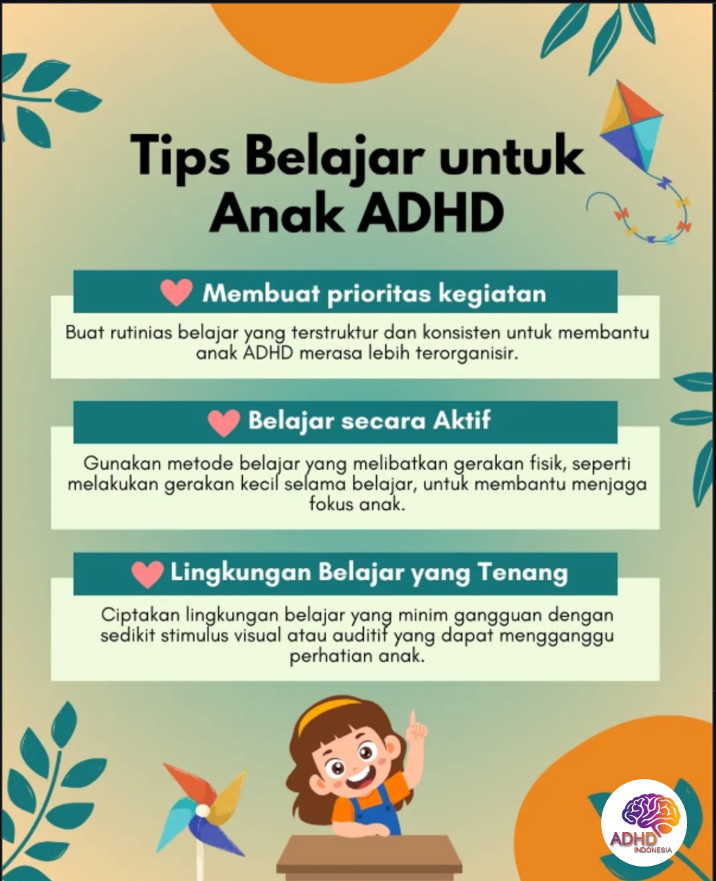 Strategi Belajar yang Cocok untuk Anak ADHD di Kabupaten Bima
